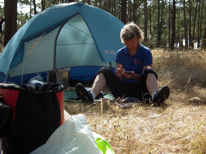 Der alte Narr - Camping im Zelt
